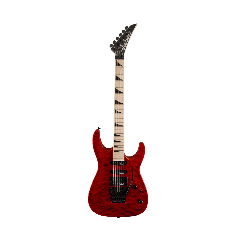 Jackson JS34Q Dinky DKA Electric Guitar - Maple Fretboard Transparent Red (2910137590)