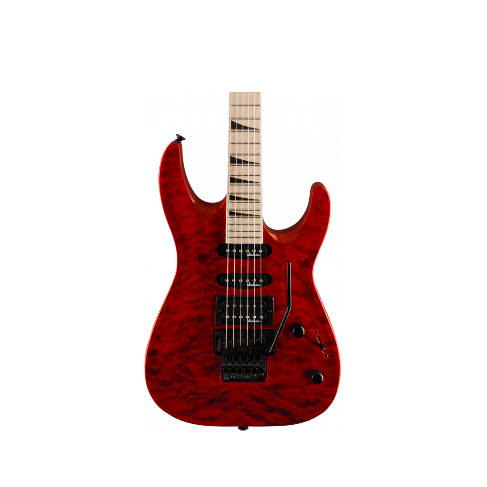 Jackson JS34Q Dinky DKA Electric Guitar - Maple Fretboard Transparent Red (2910137590)