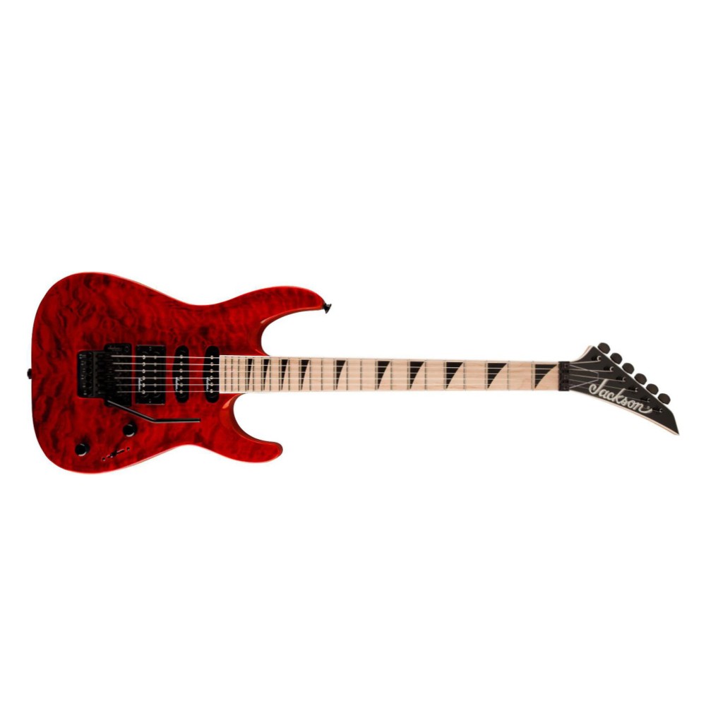 Jackson JS34Q Dinky DKA Electric Guitar - Maple Fretboard Transparent Red (2910137590)