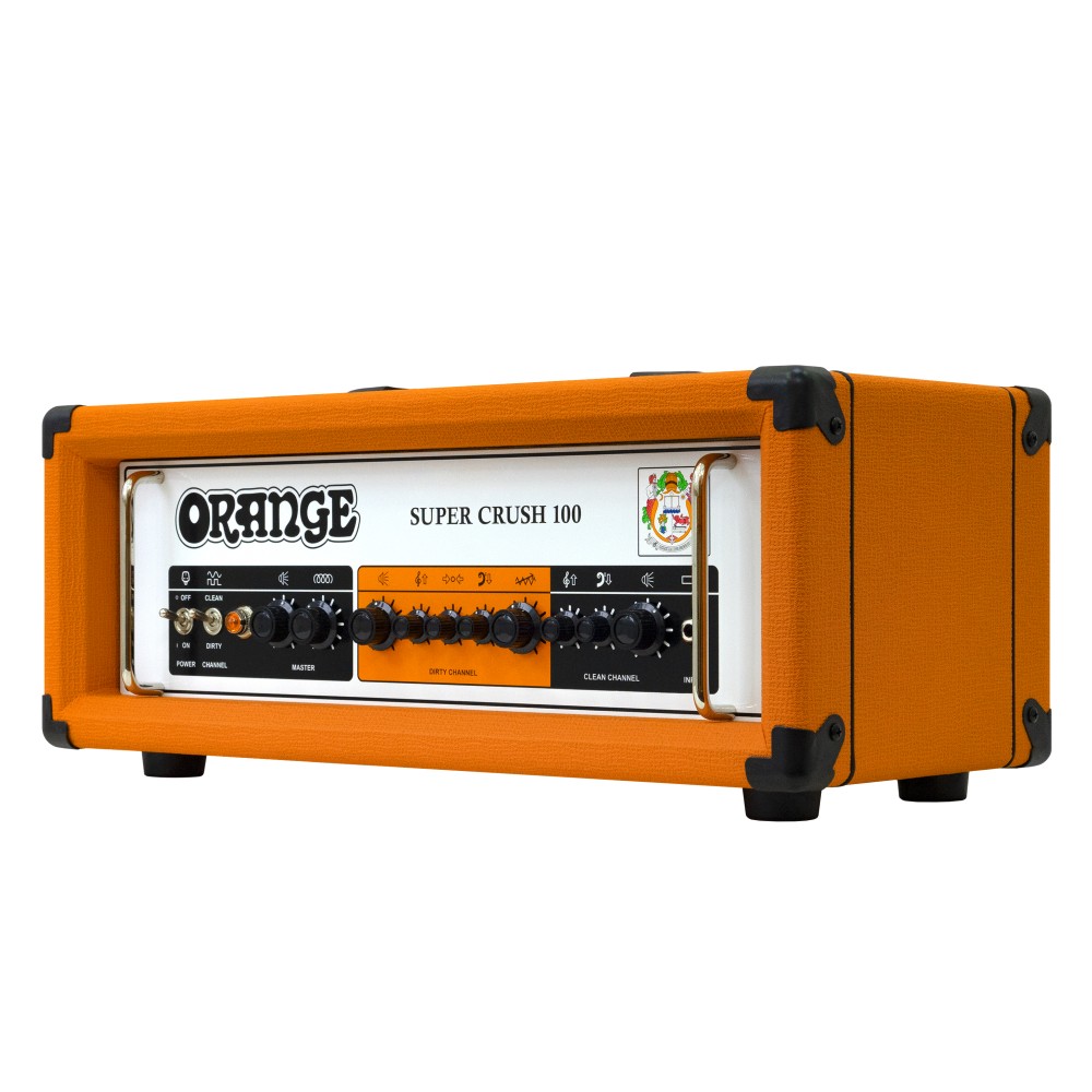 Orange Super Crush 100-H 100-watt Solid-state Guitar Amplifier Head (Orange)