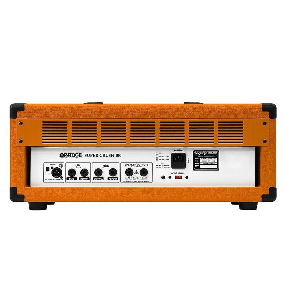 Orange Super Crush 100-H 100-watt Solid-state Guitar Amplifier Head (Orange)