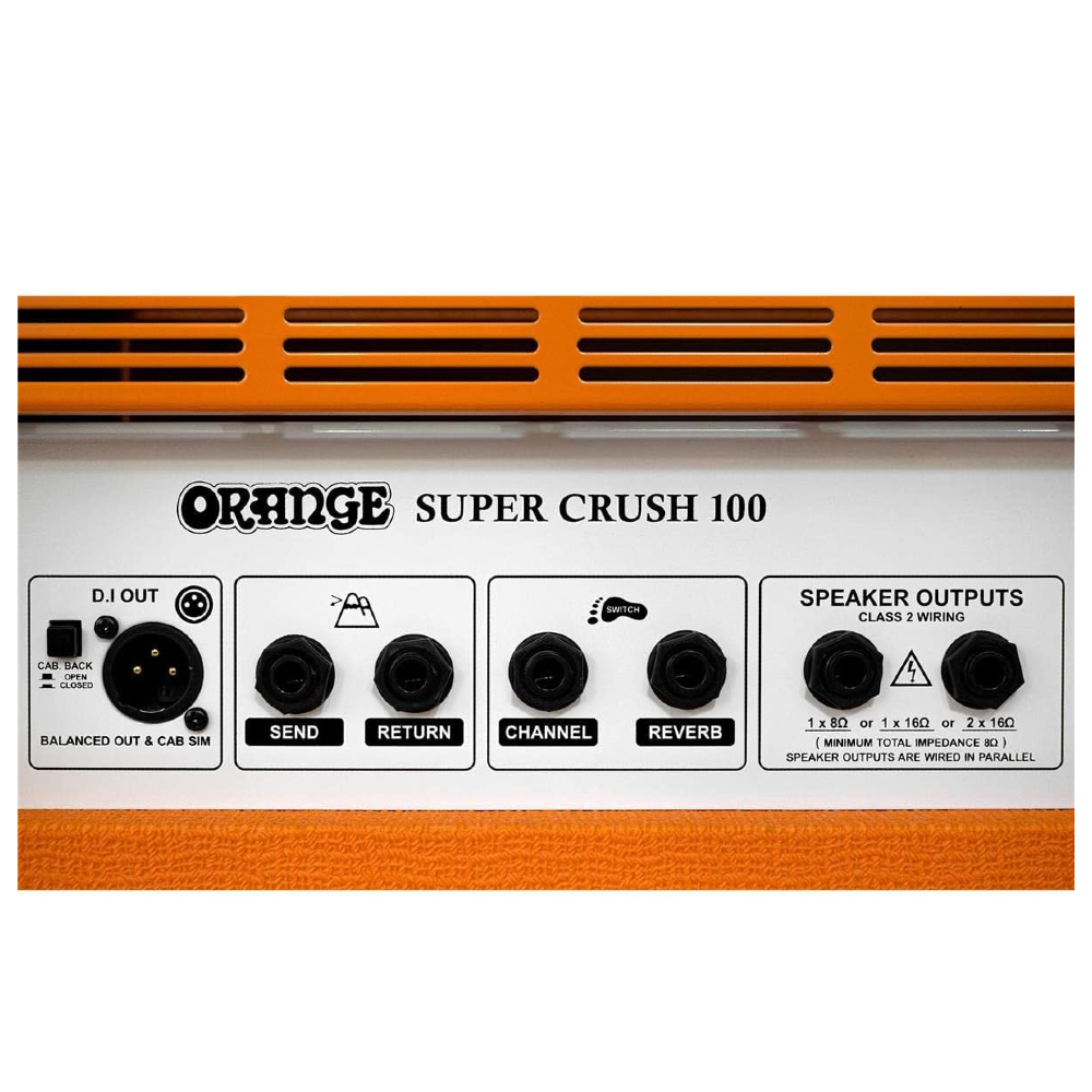 Orange Super Crush 100-H 100-watt Solid-state Guitar Amplifier Head (Orange)