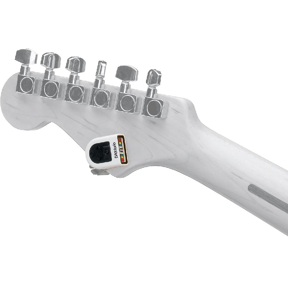 D'addario PW-CT-12W NS Micro Headstock Tuner (White)