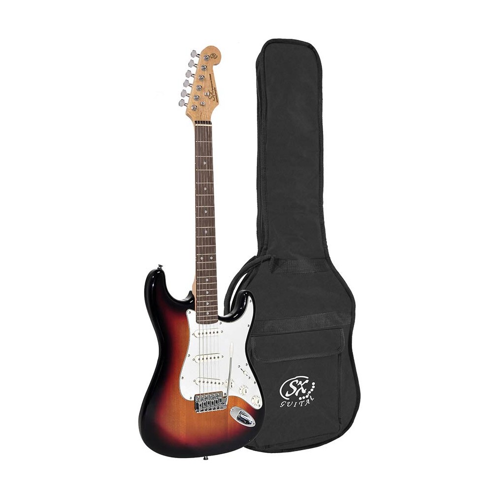 SX ED1-3TS Stratocaster Electric Guitar (3-tone Sunburst)