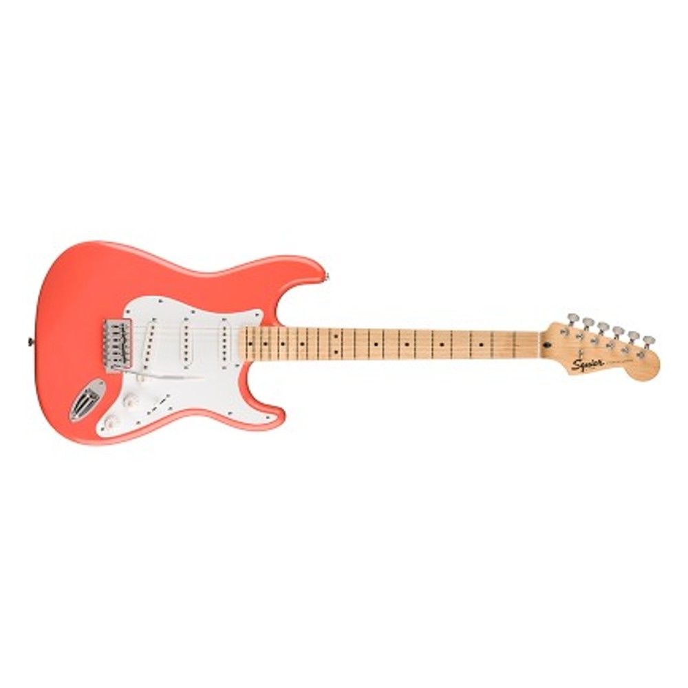 Squier by Fender FSR Sonic Stratocaster Electric Guitar - Tahitian Coral ( 0373152511)