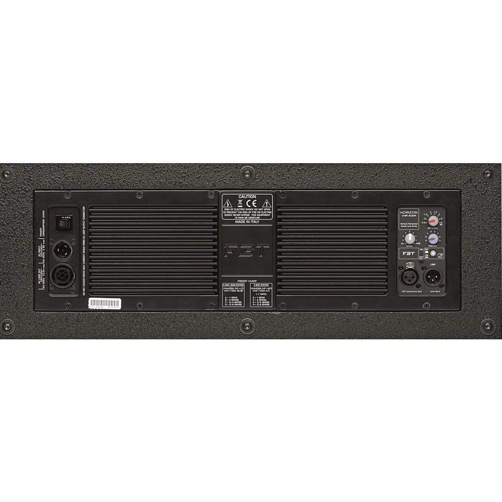 FBT VHA406A 900w RMS Powered Array Vertical Horizontal Line Array Speaker