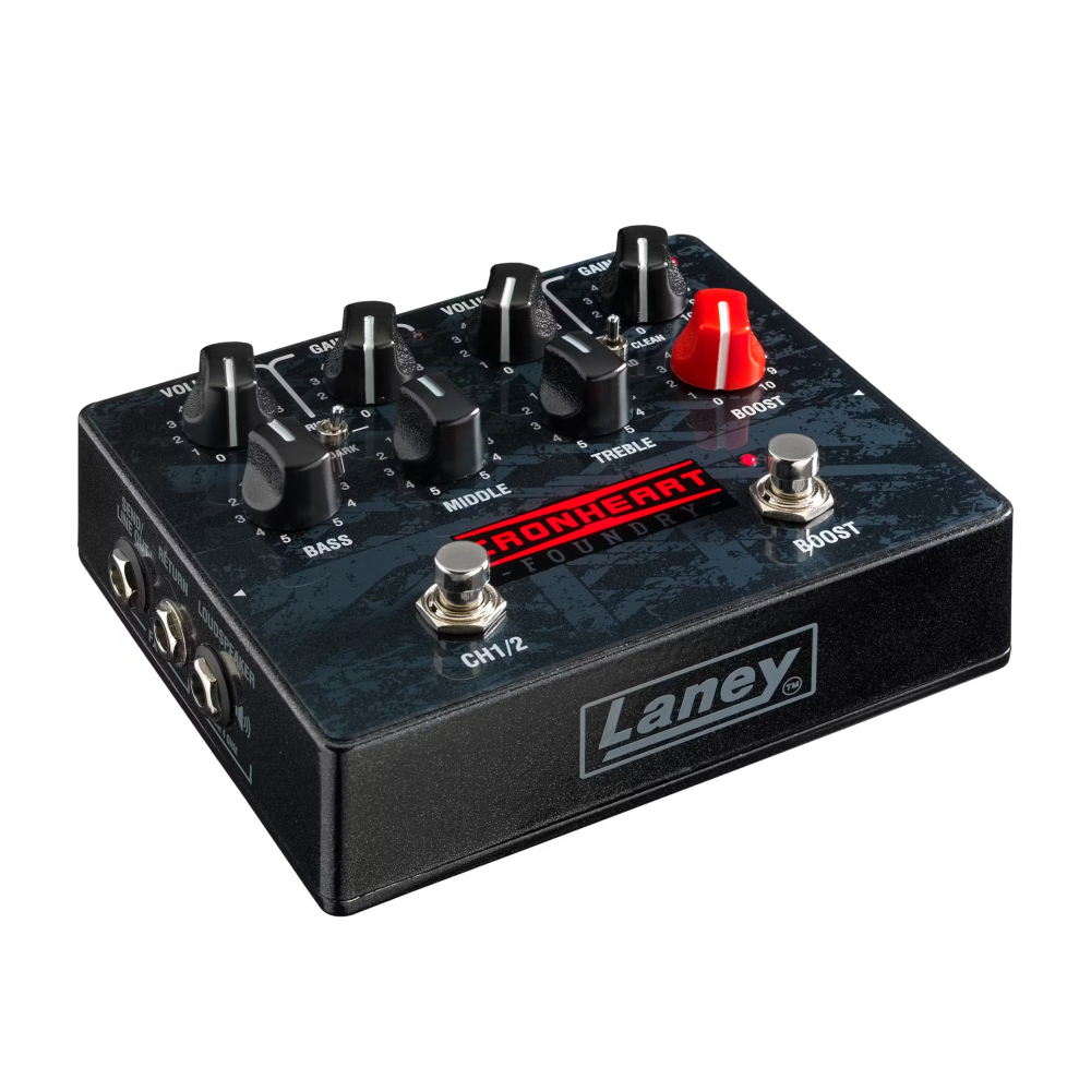 Laney IRF-Loudpedal Foundry Series Ironheart Loudpedal 2-channel 60W Power Amp Pedal
