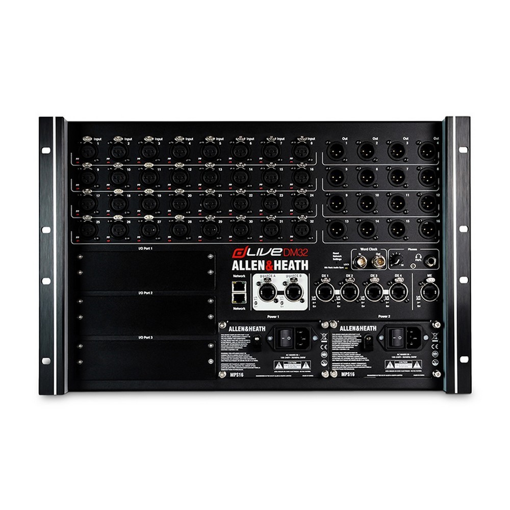 Allen & Heath dLive DM32 Audio Rack