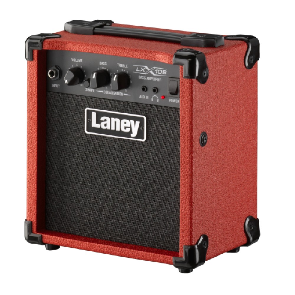 Laney LX10B-Red 10 Watt Bass Guitar Combo Amplifier (Red)