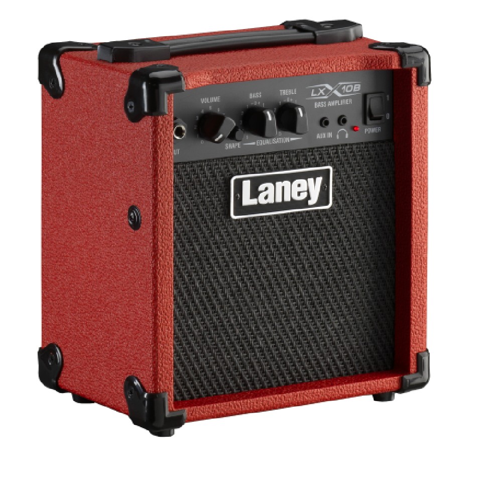 Laney LX10B-Red 10 Watt Bass Guitar Combo Amplifier (Red)