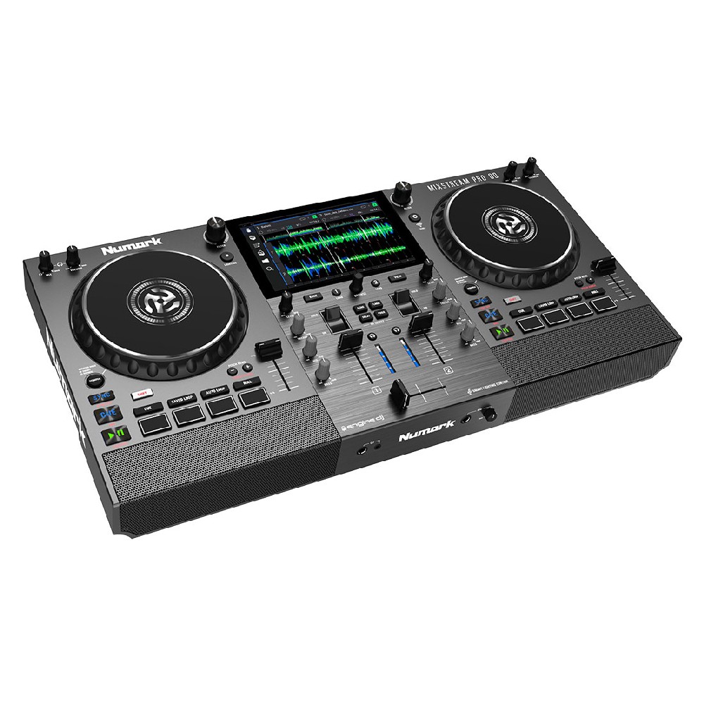 Numark Mixstream Pro Go Battery-Powered Standalone Streaming DJ Controller