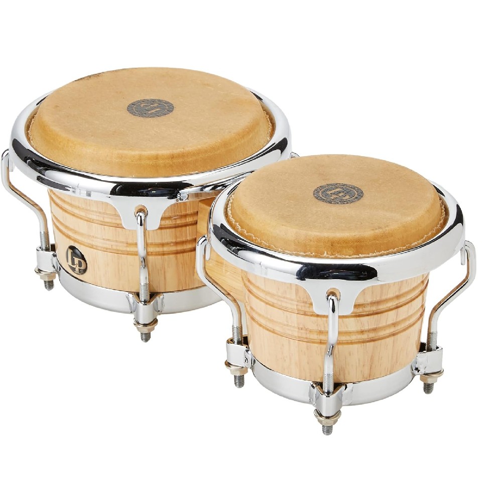 LP LPM199-AW Miniature Collection Mini Tunable Bongos (Natural)
