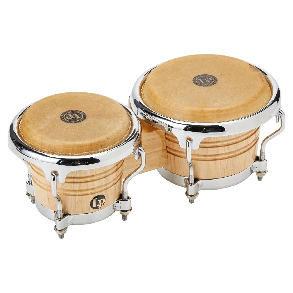 LP LPM199-AW Miniature Collection Mini Tunable Bongos (Natural)