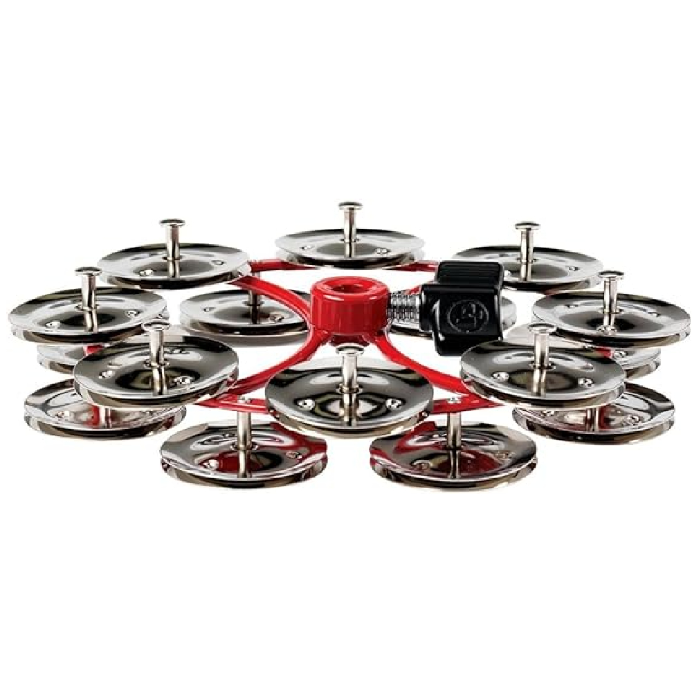 LP LP191NYD City Series Hi-hat Jingle Ring / Tambourine Double (Red)