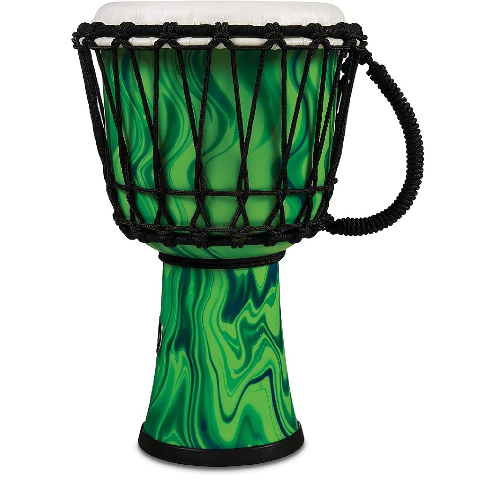 LP LP2010-GM LP World Collection 10-Inch Rope Tuned Circle Djembe With Perfect-Pitch Head (Green Marble)