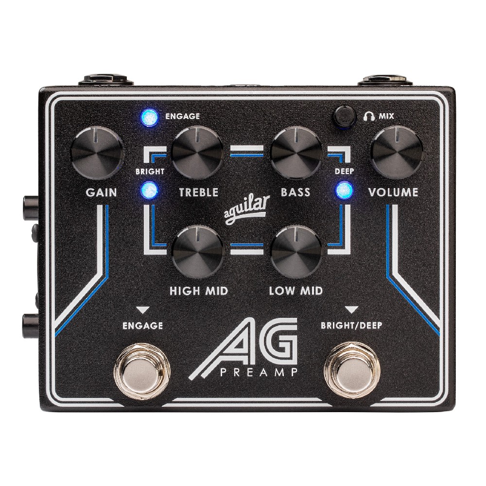 Aguilar AG Preamp Analog Bass Preamp and DI Pedal