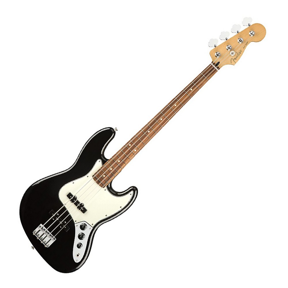 Fender Player Jazz Electric Bass Guitar - Pau Ferro Fingerboard - Black