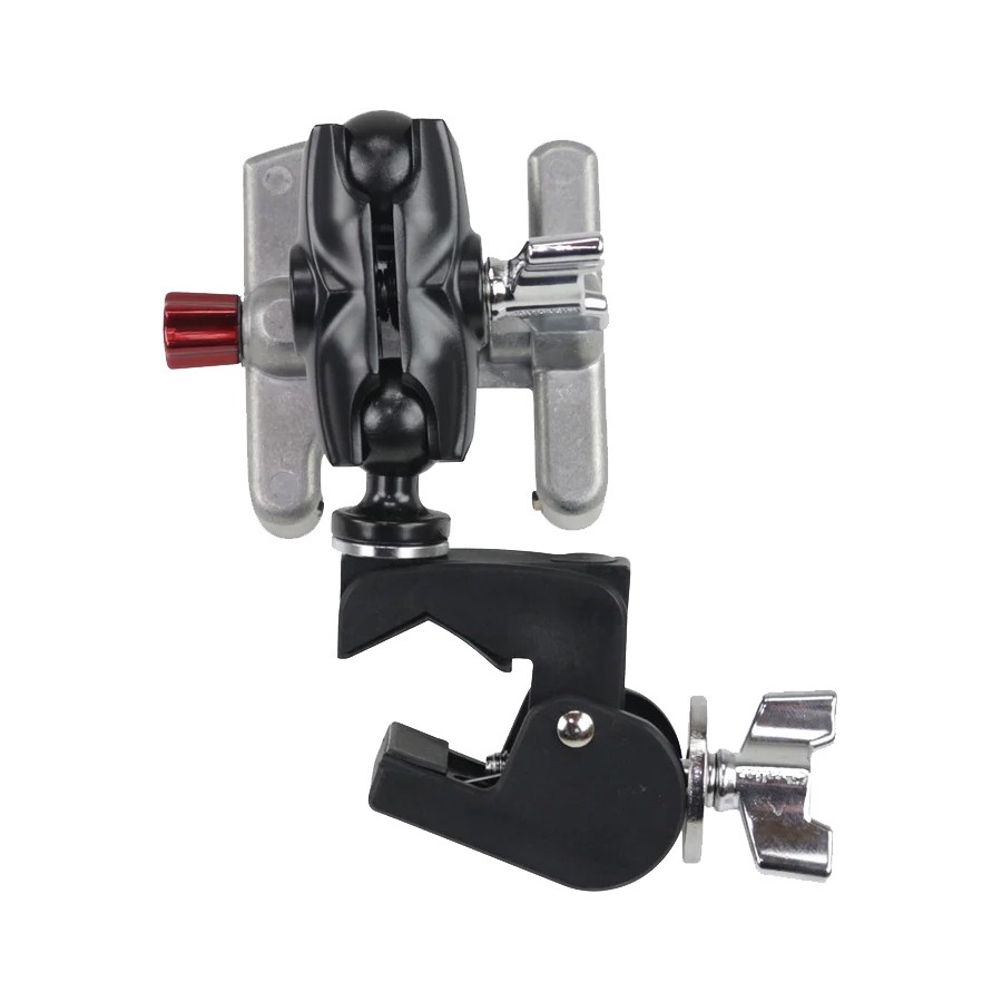 Gibraltar SC-DACMPH Dual Adjust All-Cast Metal Phone Holder with C-Clamp