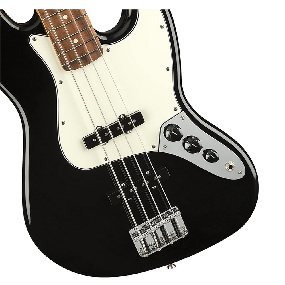 Fender Player Jazz Electric Bass Guitar - Pau Ferro Fingerboard - Black