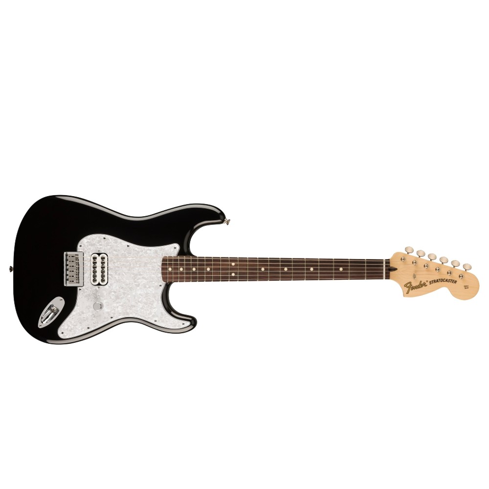 Fender Tom DeLonge Stratocaster Rosewood Fingerboard Electric Guitar (Black)