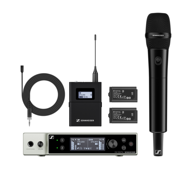 Sennheiser EW-D MKE 2-835-S SET (R1-9) EW-DX Combo Wireless Microphone Set