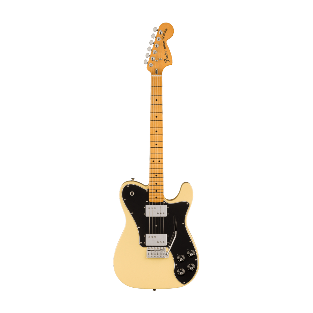 Fender Vintera II '70s Telecaster Deluxe Electric Guitar with Tremolo - Vintage White (149072341)