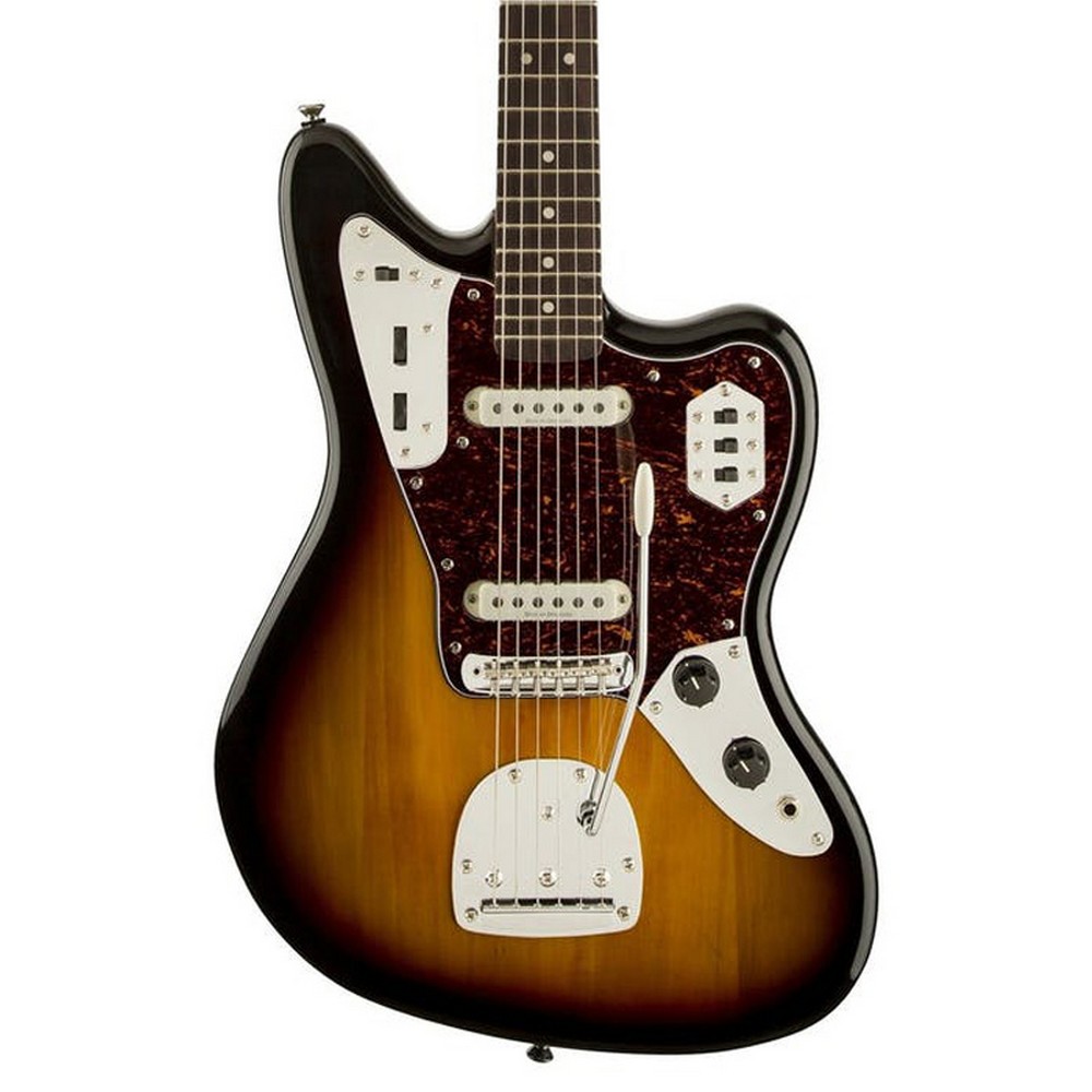 Squier by Fender Vintage Modified Jaguar Electric Guitar 3-Tone Sunburst