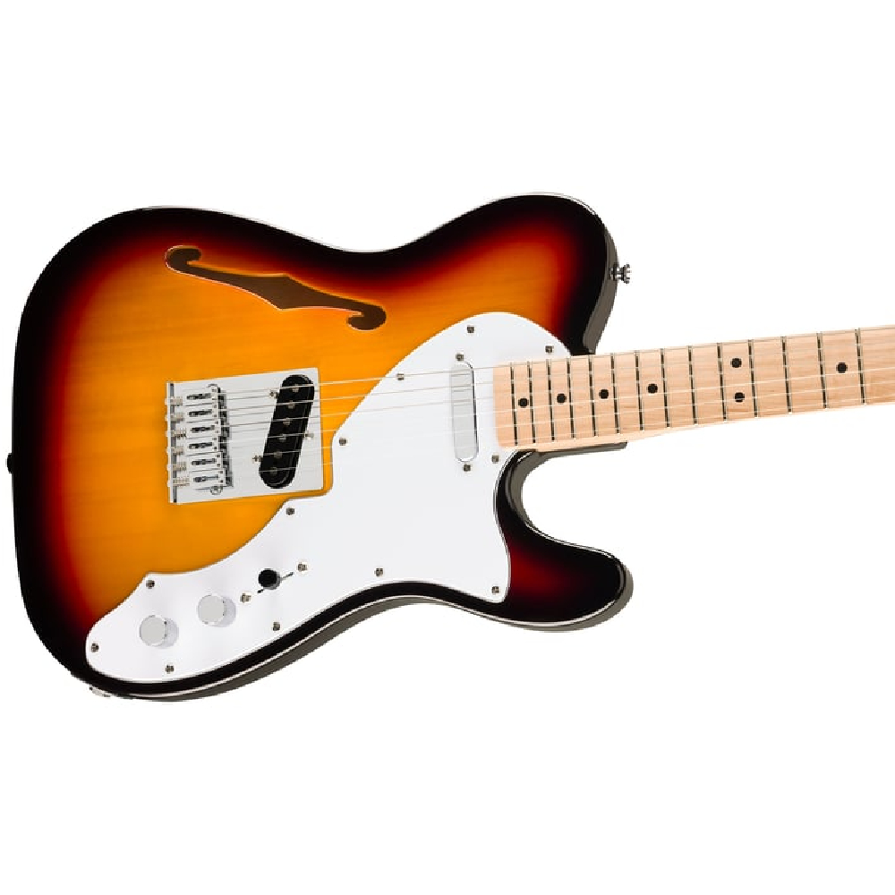 Squier by Fender Affinity Series Telecaster Thinline 3-Color Sunburst Electric Guitar (0378272500)
