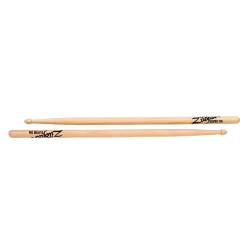 Zildjian Super 5A Wood Natural Drumsticks