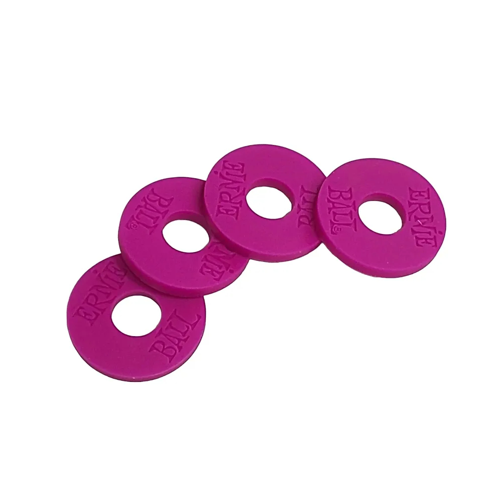 Ernie Ball 5618 Guitar Strap Blocks 4pk (Purple)