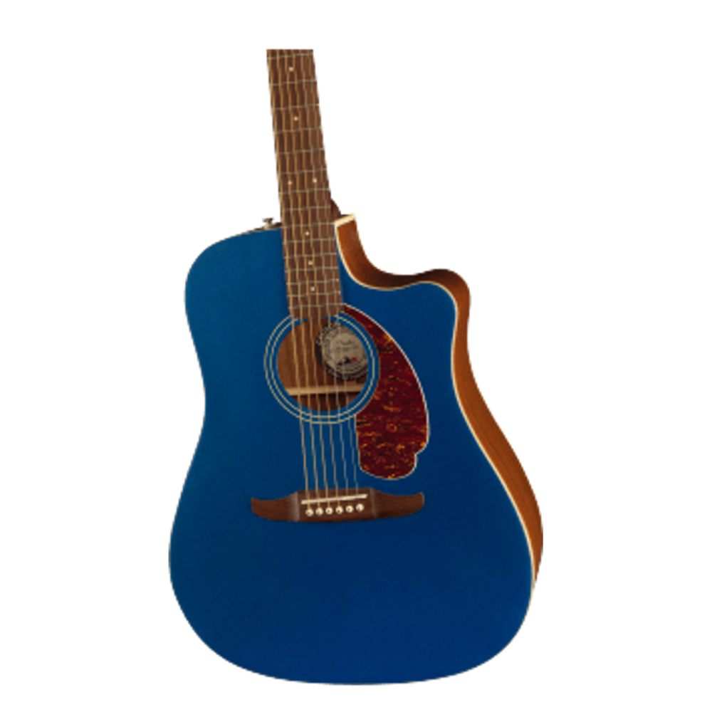 Fender Redondo Player Acoustic Guitar - Walnut Fingerboard / Tortoiseshell Pickguard - Lake Placid Blue