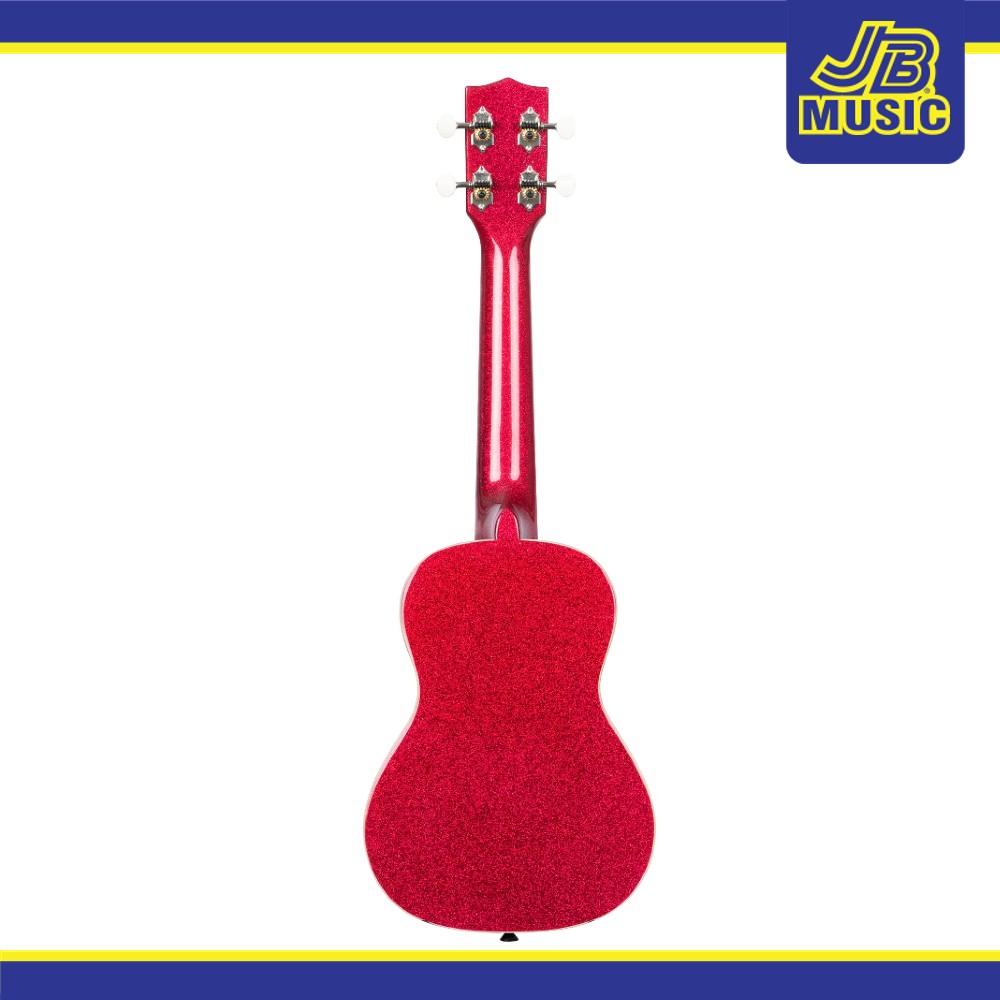 Kala KA-SPRK-RED Ritzy Red Sparkle Ukulele Concert