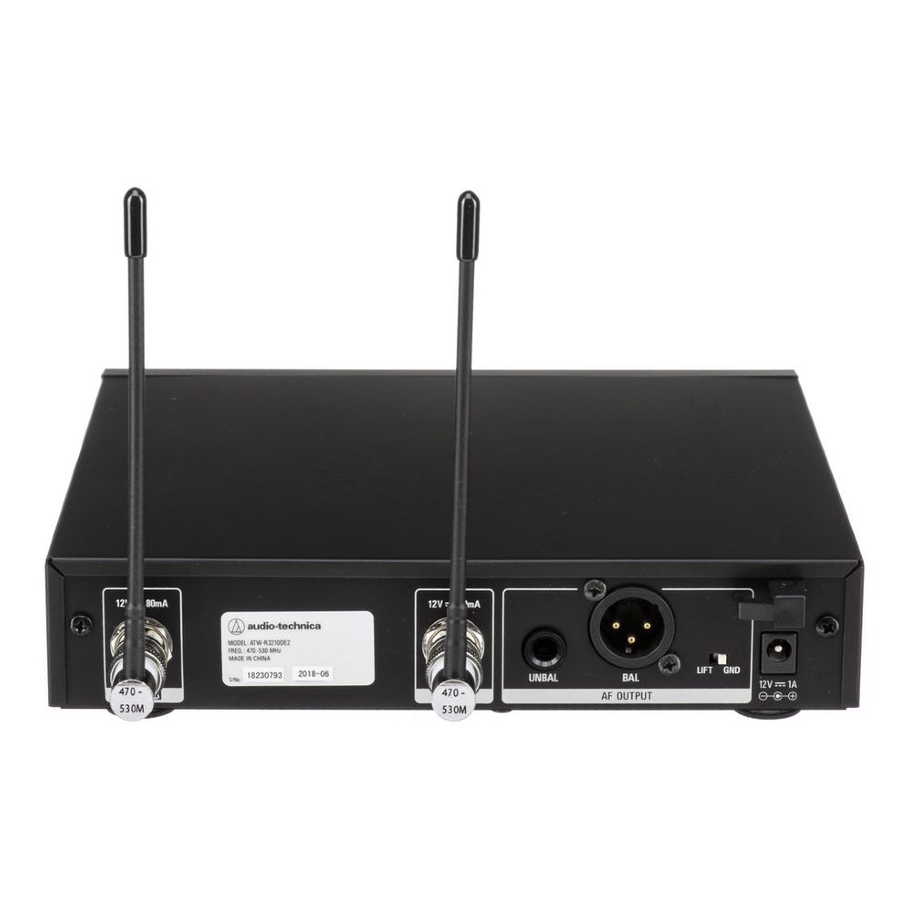 Audio-Technica ATW-3212-C510EF1 3000 Series Wireless Handheld Microphone System (EE1 (530-590MHz)