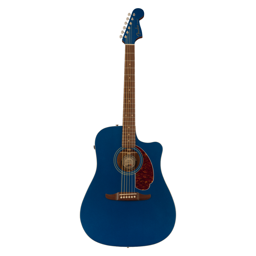 Fender Redondo Player Acoustic Guitar - Walnut Fingerboard / Tortoiseshell Pickguard - Lake Placid Blue
