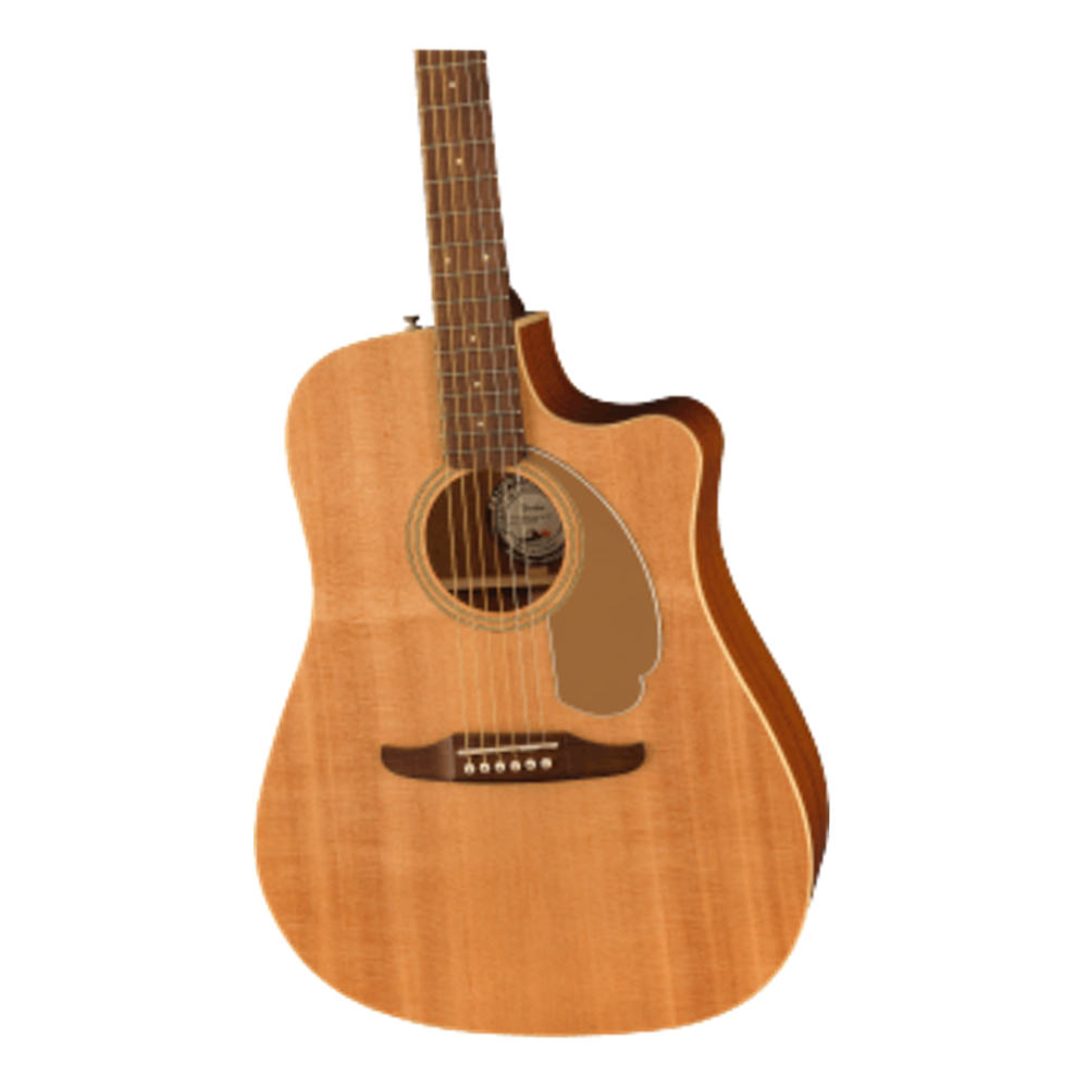 Fender Redondo Player Acoustic Guitar - Walnut Fingerboard / Gold Pickguard / Natural (970713521)