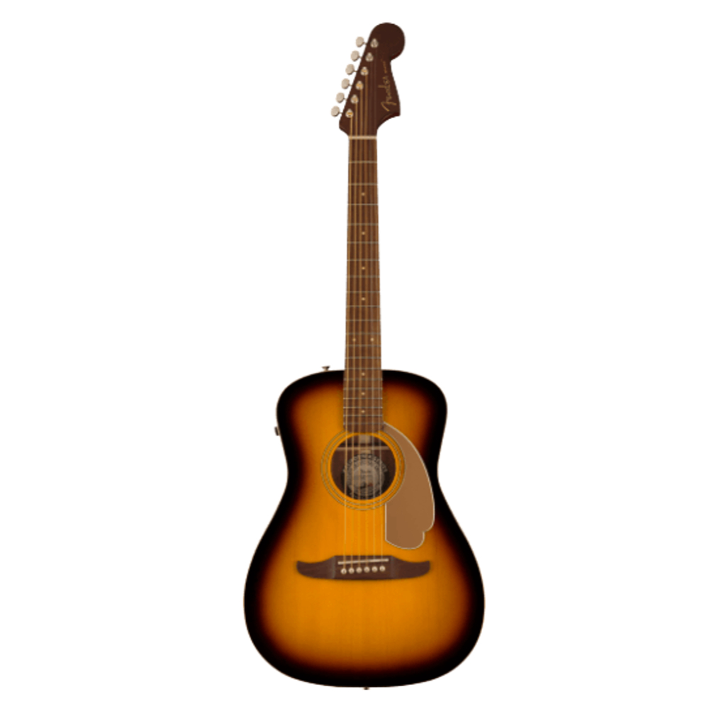 Fender Malibu Player Acoustic Guitar - Walnut Fingerboard / Gold Pickguard / Sunburst (970722503)