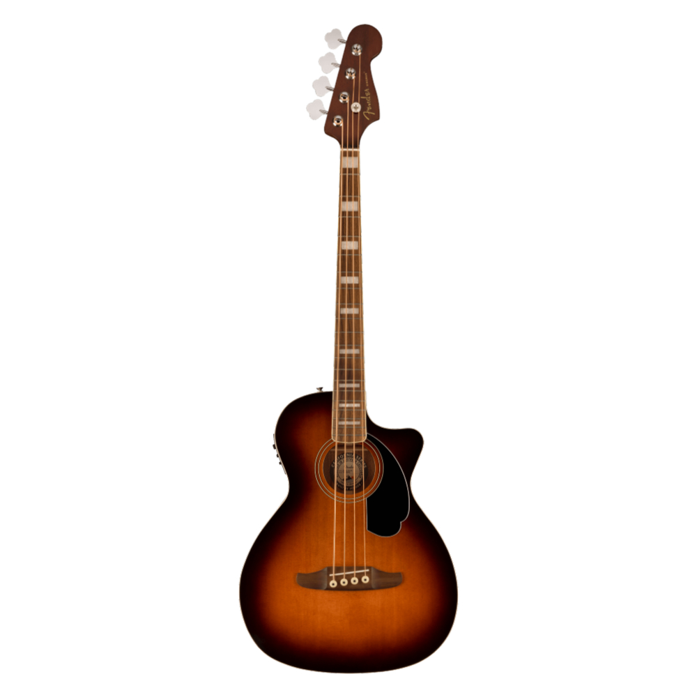 Fender Kingman Bass Acoutic Guitar - Walnut Fingerboard / Black Pickguard - Shaded Edge Burst (970783164)