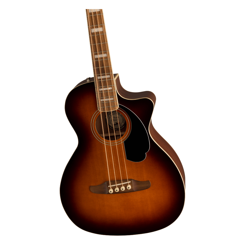 Fender Kingman Bass Acoutic Guitar - Walnut Fingerboard / Black Pickguard - Shaded Edge Burst (970783164)