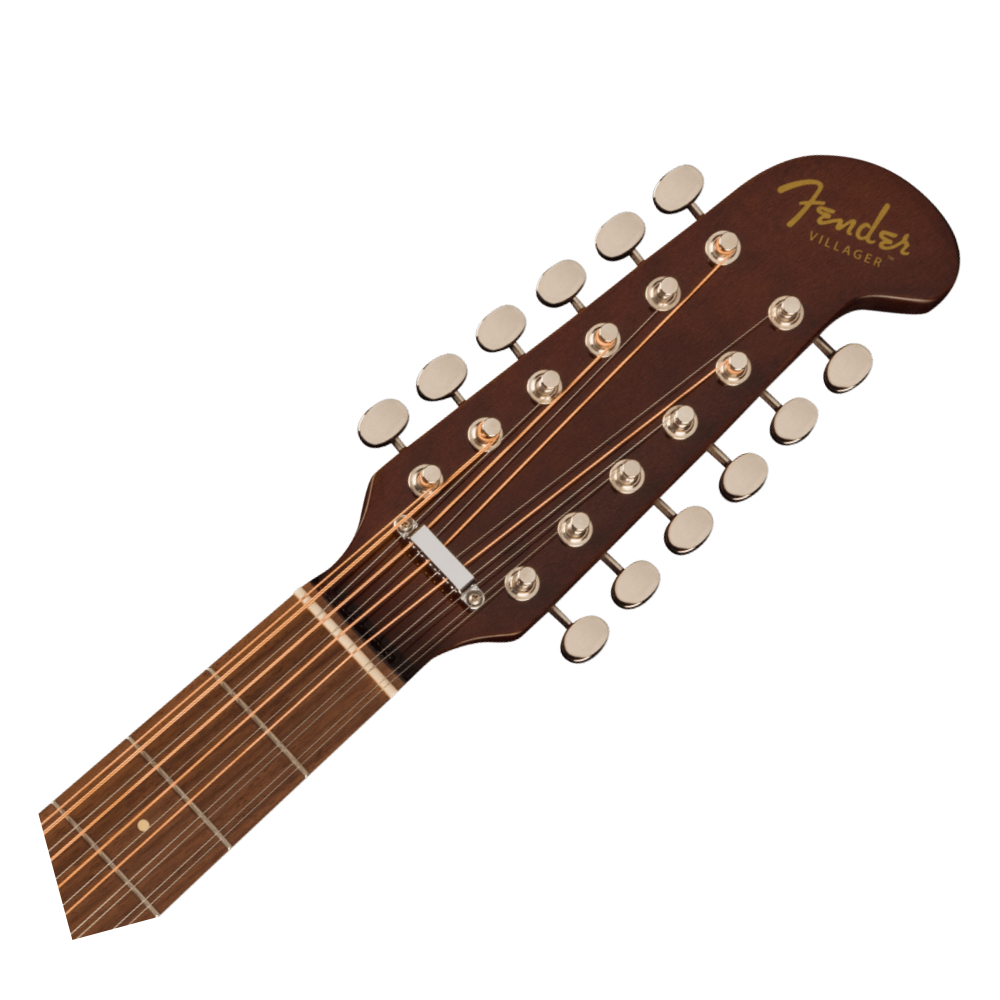 Fender Villager 12-String Acoustic Guitar - Walnut Fingerboard / Tortoiseshell Pickguard - Aged Natural (970792134)