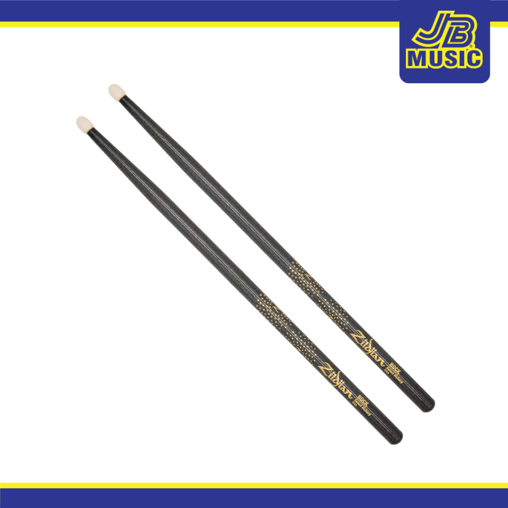 Zildjian Z Custom LE Drumstick Collection Black Chroma ROCK Nylon Tip (ZRKCBN-ZC)