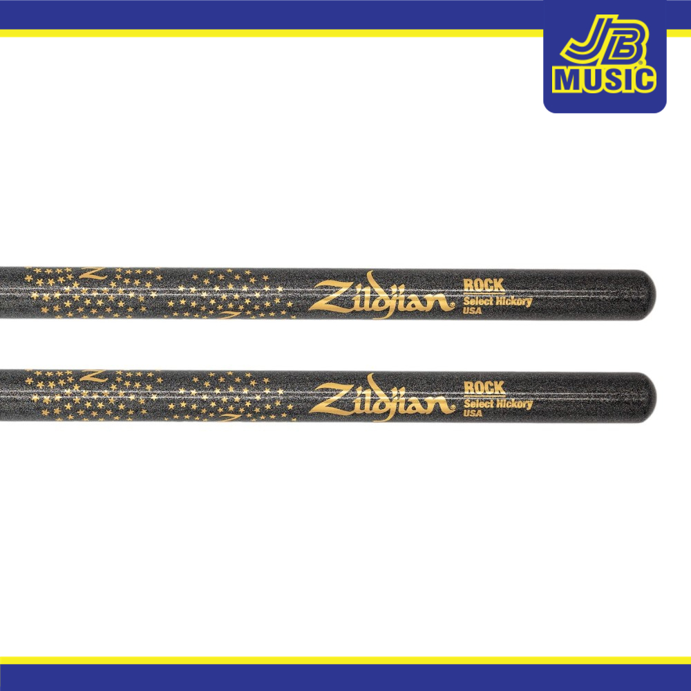 Zildjian Z Custom LE Drumstick Collection Black Chroma ROCK Nylon Tip (ZRKCBN-ZC)