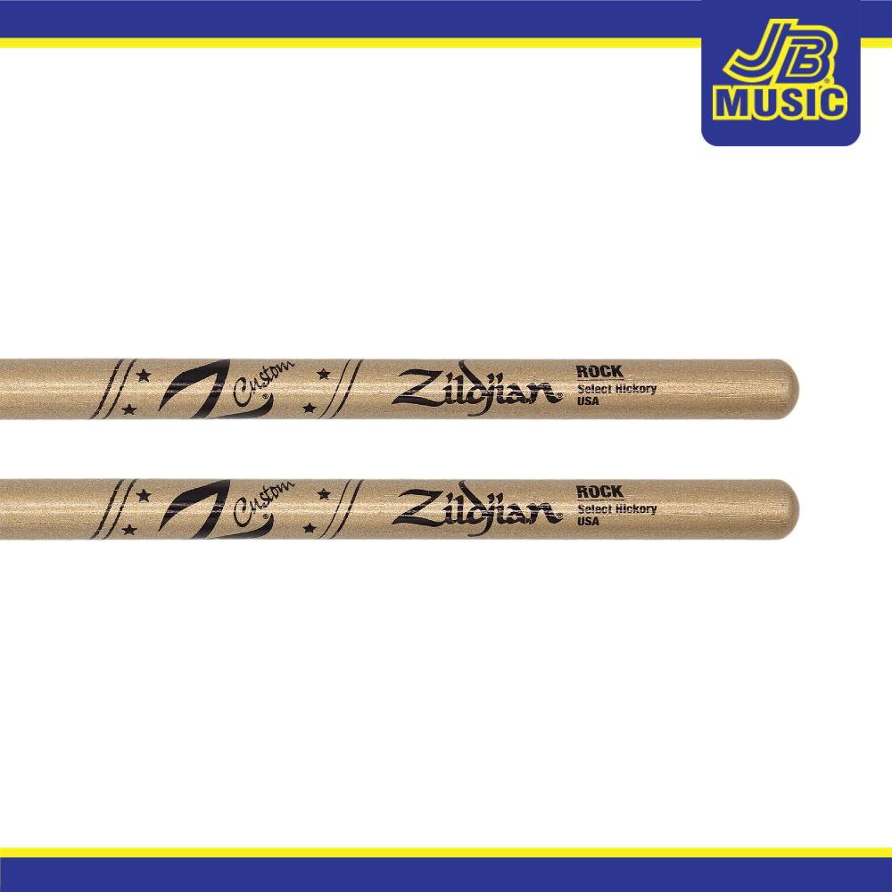 Zildjian Z Custom LE Drumstick Collection Gold Chroma ROCK Wood Tip (ZRKCG-ZC)