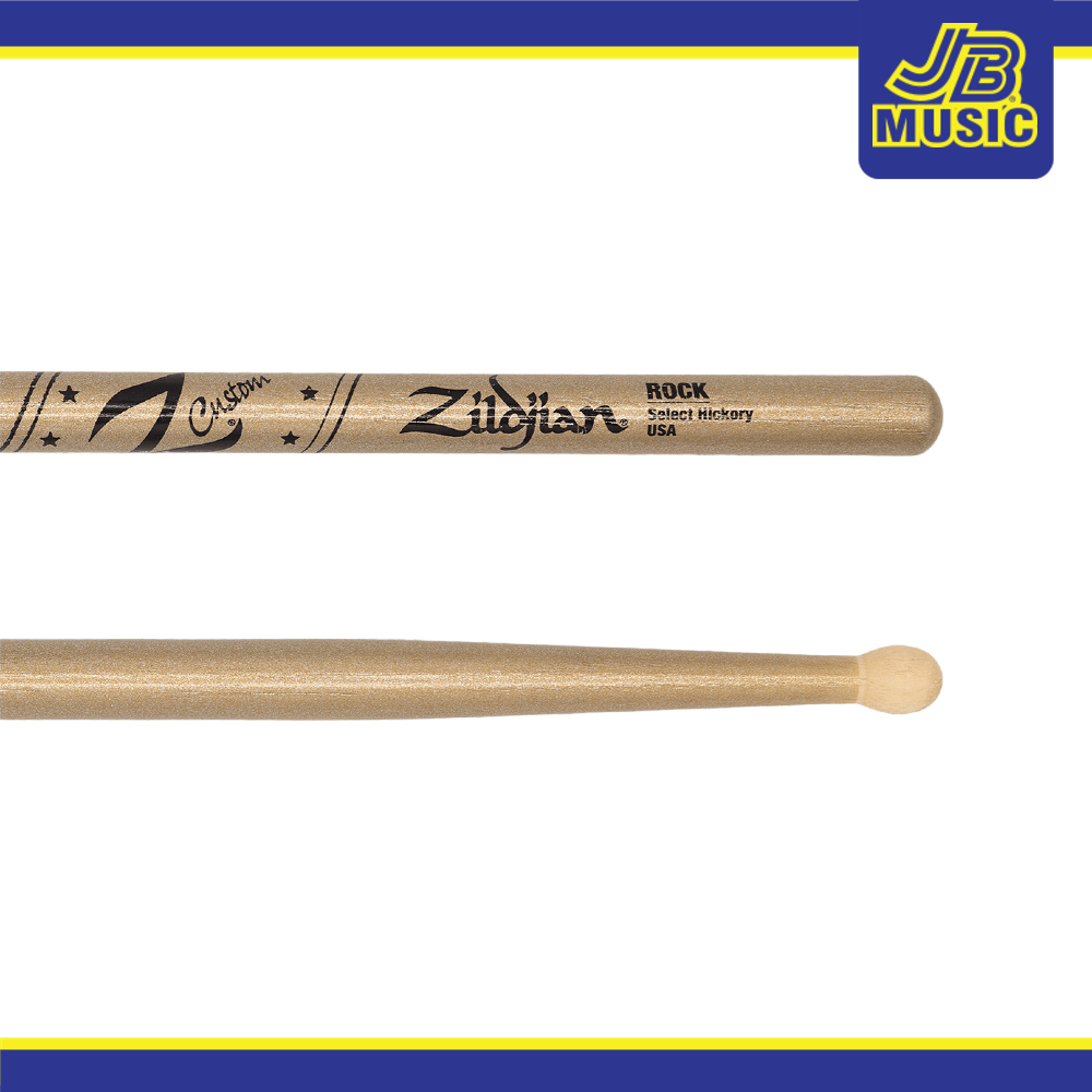 Zildjian Z Custom LE Drumstick Collection Gold Chroma ROCK Wood Tip (ZRKCG-ZC)