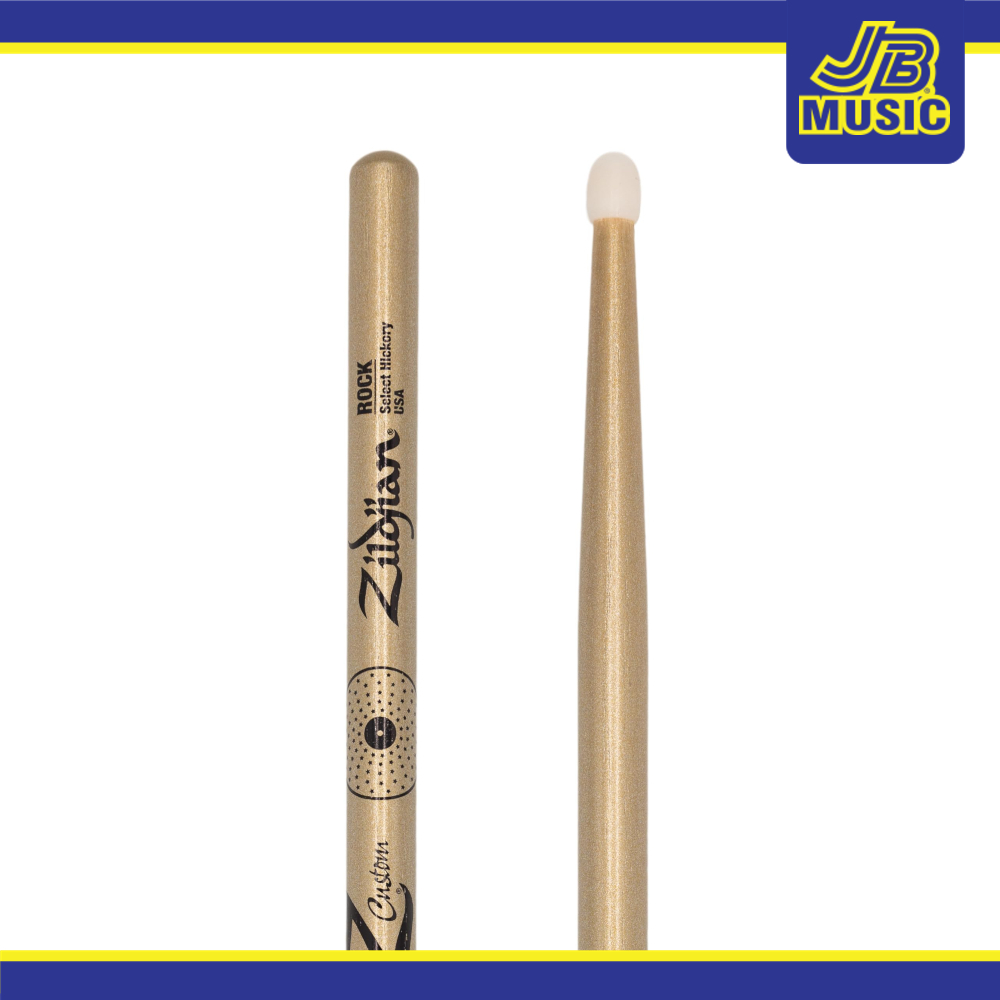 Zildjian Z Custom LE Drumstick Collection Gold Chroma ROCK Nylon Tip (ZRKCGN-ZC)