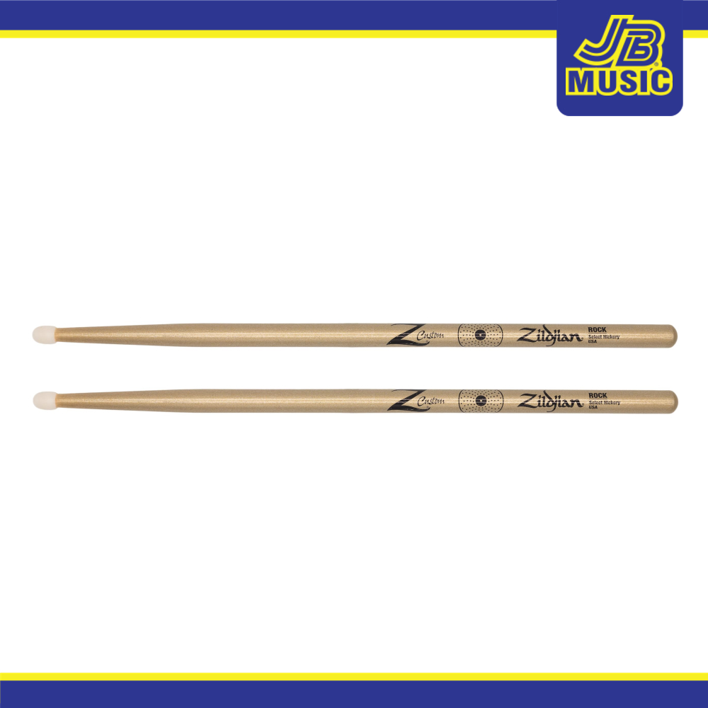 Zildjian Z Custom LE Drumstick Collection Gold Chroma ROCK Nylon Tip (ZRKCGN-ZC)