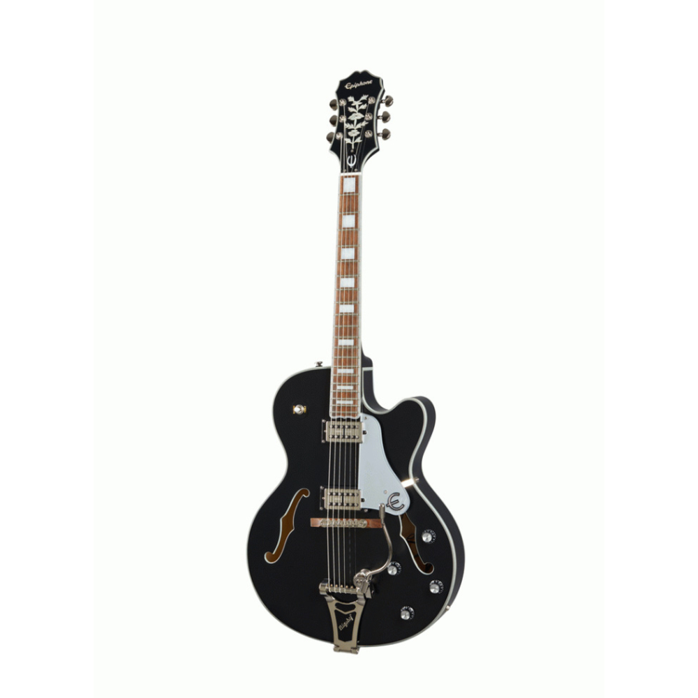 Epiphone Emperor Swingster Hollowbody Electric Guitar - Black Aged Gloss / SemiHallow (ETS2BAGNB1)