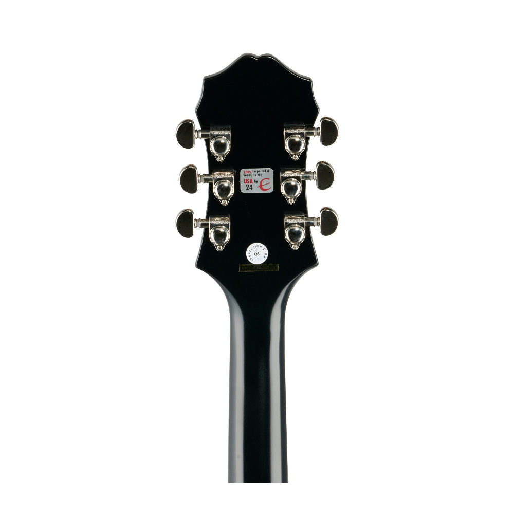 Epiphone Emperor Swingster Hollowbody Electric Guitar - Black Aged Gloss / SemiHallow (ETS2BAGNB1)