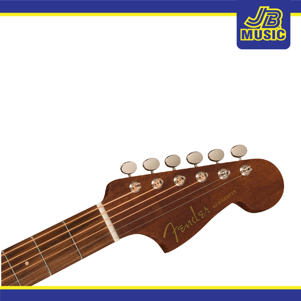 Fender Newporter Special Acoustic Electric - Natural Mahogany Pau Ferro Fingerboard w/Bag (970843122)