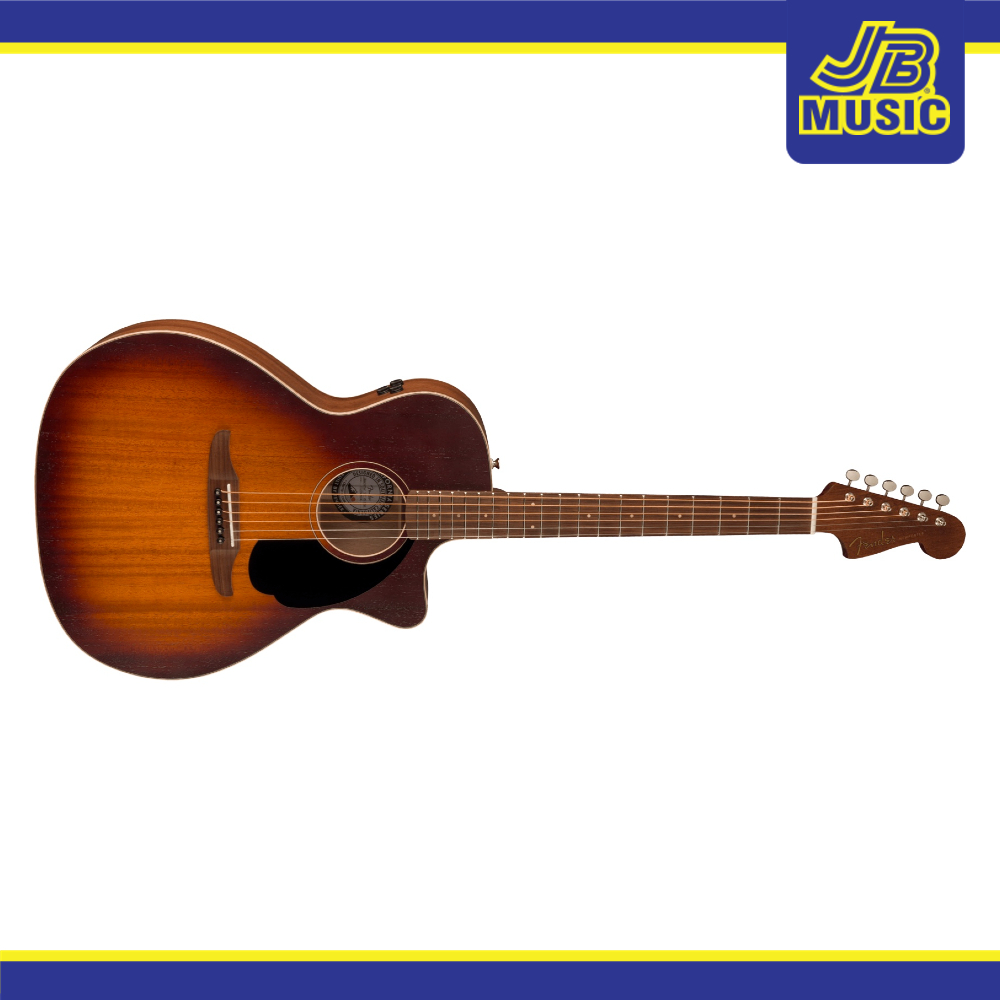 Fender Newporter Special Acoustic Electric - Mahogany Pau Ferro Fingerboard in Honey Burst w/Bag (970843142)