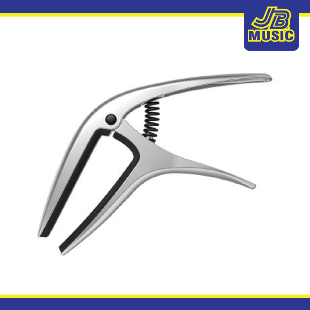 Ernie Ball Axis Capo Dual Radius Guitar Capo - Silver Satin (9601)